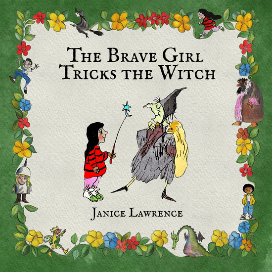Video introduction to The Brave Girl Tricks the Witch,  showing the Brave Girl holding a magic wand while a witch tries on a yellow cloak. 