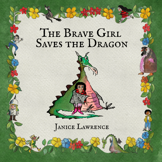 Video introduction to The Brave Girl Saves the Dragon,  showing the Brave Girl being held captive by a big, green dragon. 