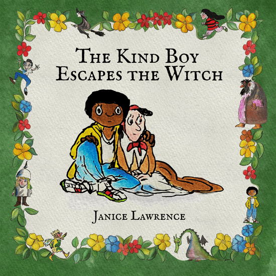 Video introduction to  The Kind Boy Escapes the Witch, showing the Kind Boy and his love sitting on the ground looking scared. 